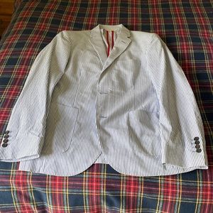 Brooks Brothers seersucker sports jacket.